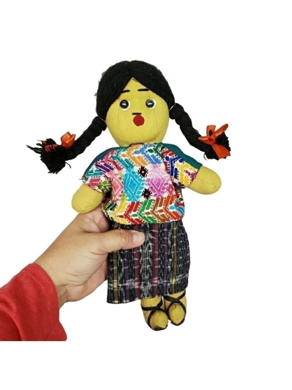 Handmade Guatemalan doll tribal
